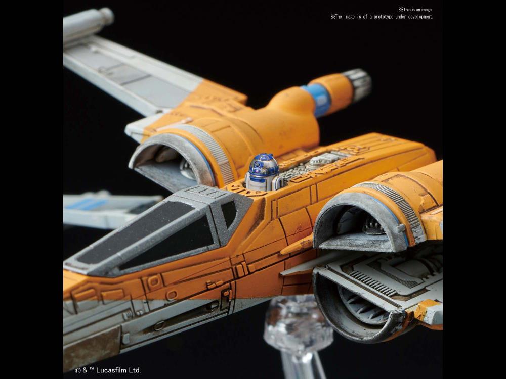 Bandai Star Wars 1/144 Scale - Poe's X-Wing Fighter & X-Wing Fighter (The Rise of Skywalker)