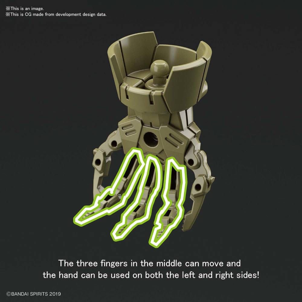 30MM 1/144 #OP-21 Option Armor for Elite Officer [Cielnova Exclusive / Dark Green]