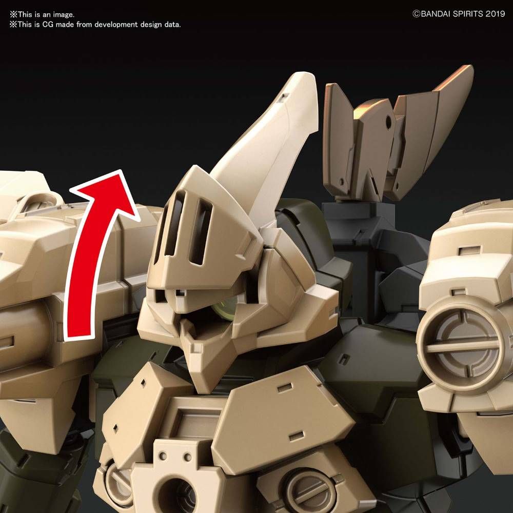 30MM 1/144 #OP-22 Option Armor for Defense Operations [Cielnova Exclusive / Sand Yellow]