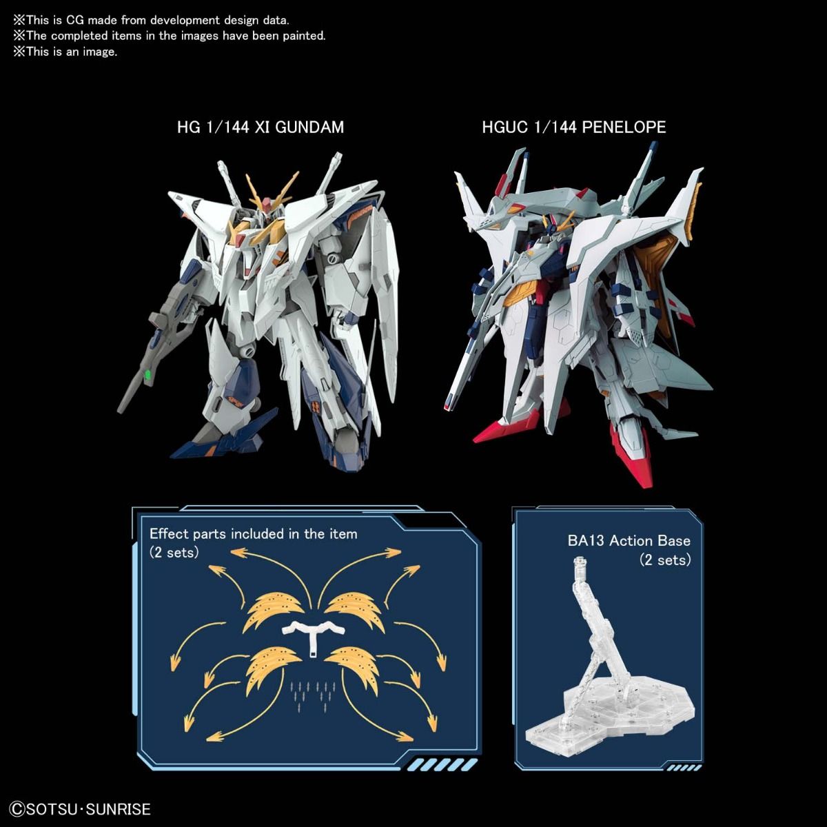 HG 1/144 RX-105 Xi vs. Penelope Funnel Missile Effect
