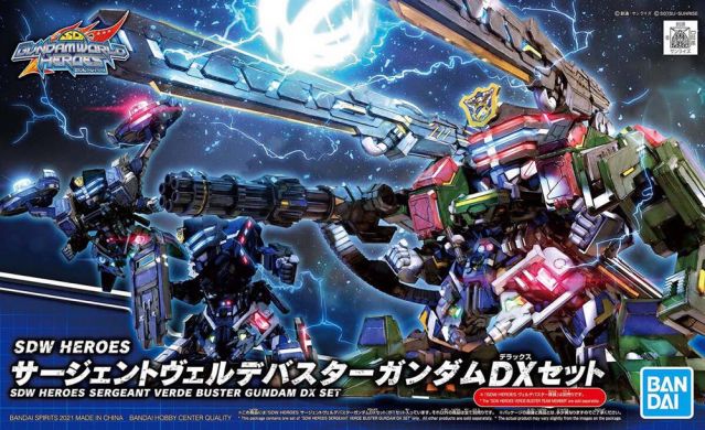 SDW Heroes Sergeant Verde Buster Gundam DX Set