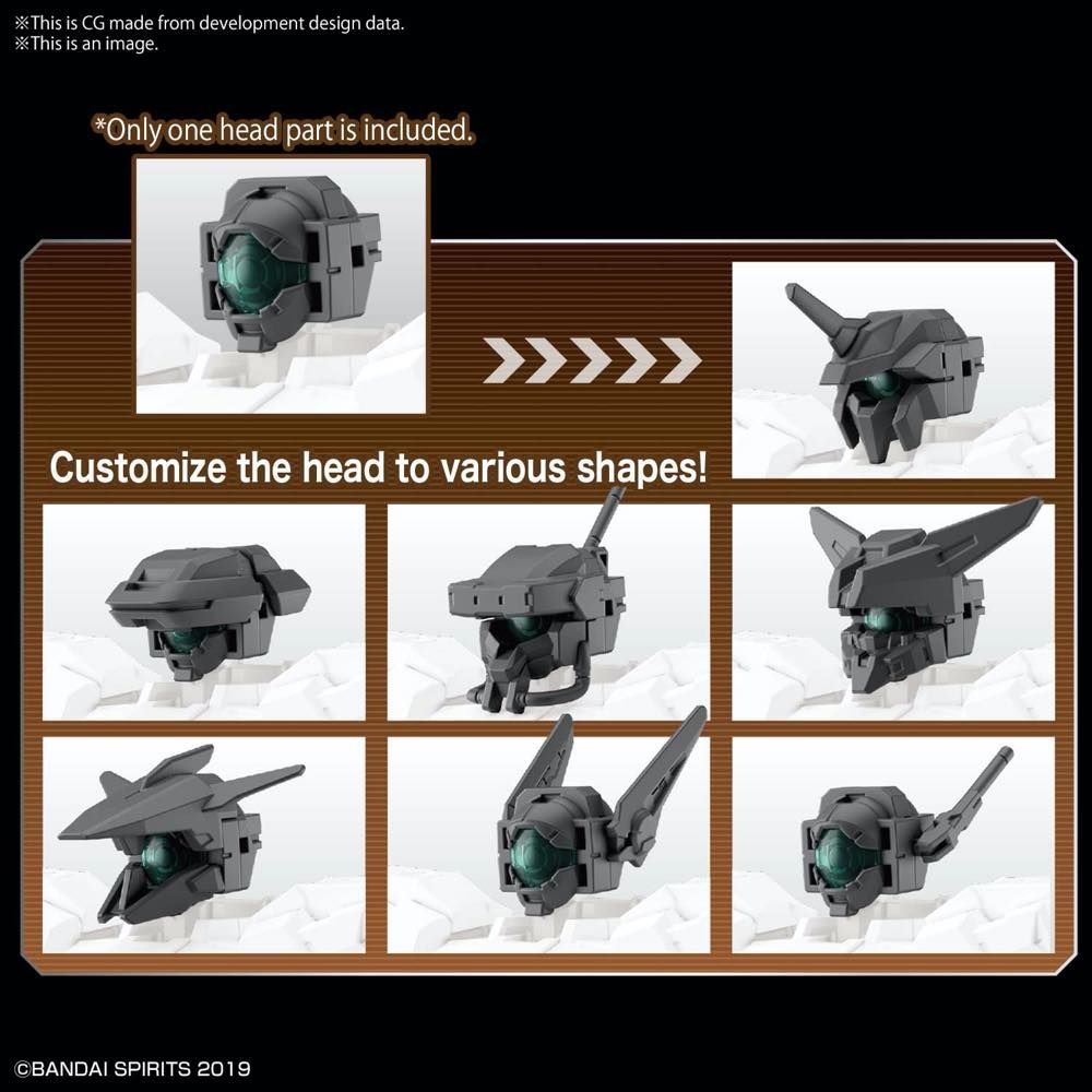 30MM 1/144 Option Parts Set 6 (Customize Heads A)