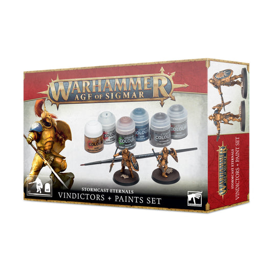 Warhammer Age of Sigmar: Stormcast Eternals Vindictors + Paint Set