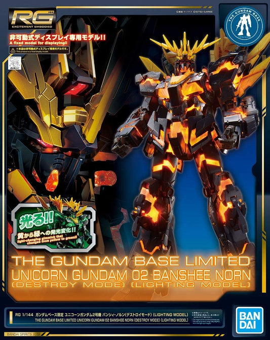 P-Bandai RG 1/144 Banshee Norn (Destroy Mode Lighting Ver)