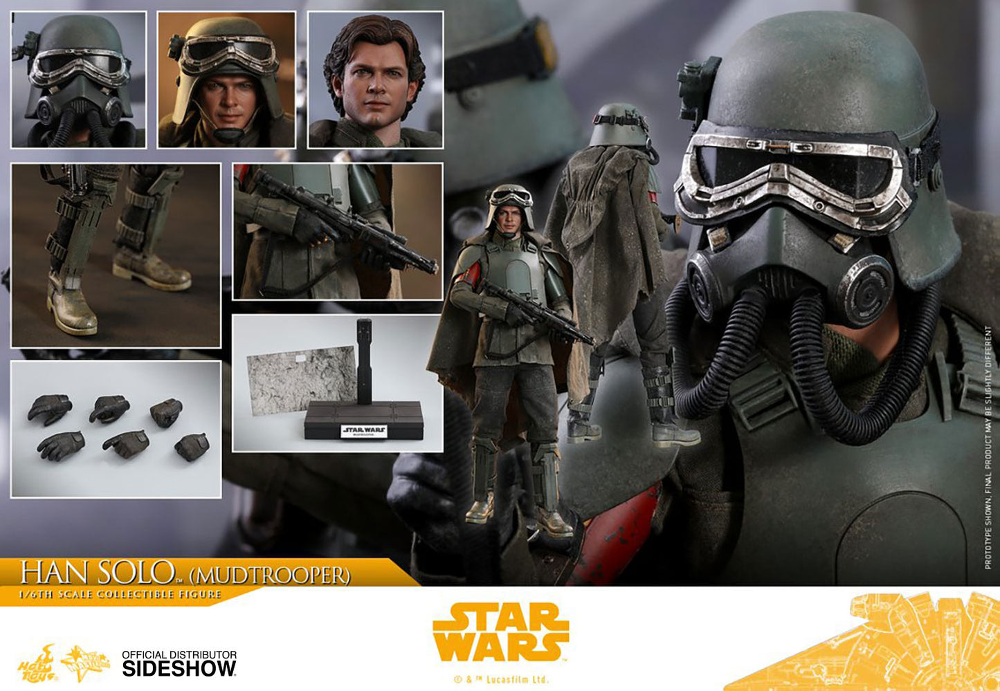 Han Solo Mudtrooper - Sixth Scale Figure by Hot Toys