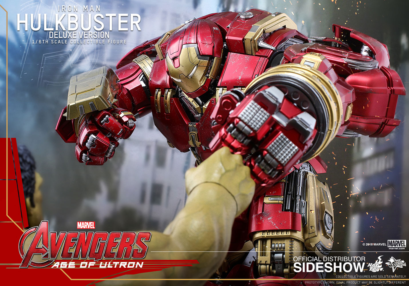 Hulkbuster Deluxe Version Sixth Scale Figure by Hot Toys (Display Model)