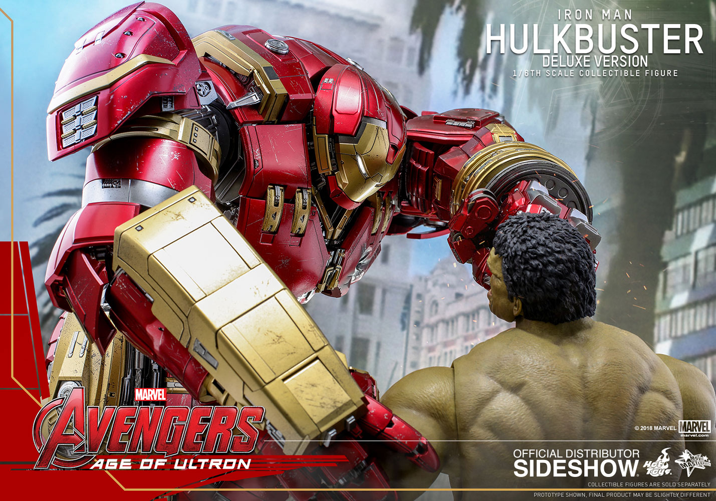 Hulkbuster Deluxe Version Sixth Scale Figure by Hot Toys (Display Model)