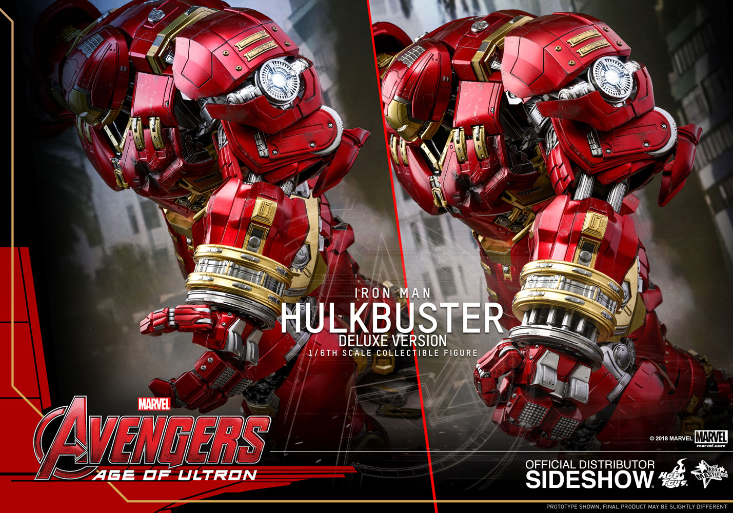 Hulkbuster Deluxe Version Sixth Scale Figure by Hot Toys (Display Model)