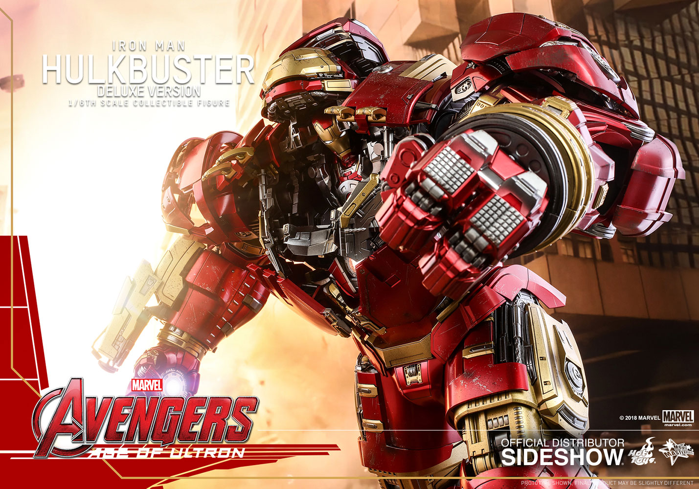 Hulkbuster Deluxe Version Sixth Scale Figure by Hot Toys (Display Model)