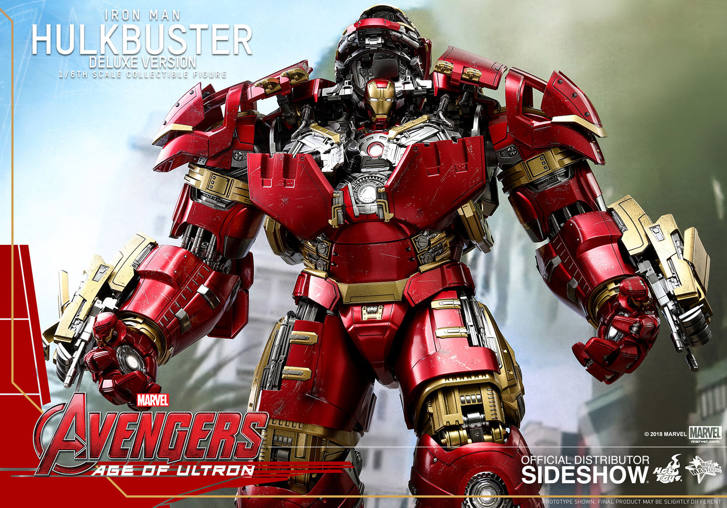 Hulkbuster Deluxe Version Sixth Scale Figure by Hot Toys (Display Model)