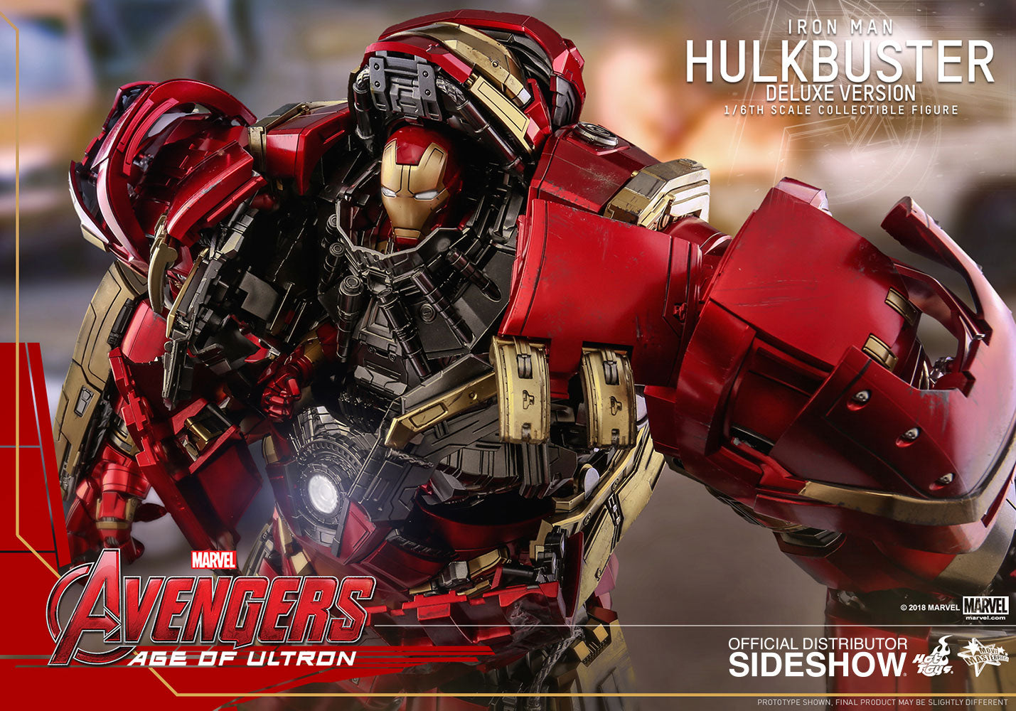 Hulkbuster Deluxe Version Sixth Scale Figure by Hot Toys (Display Model)