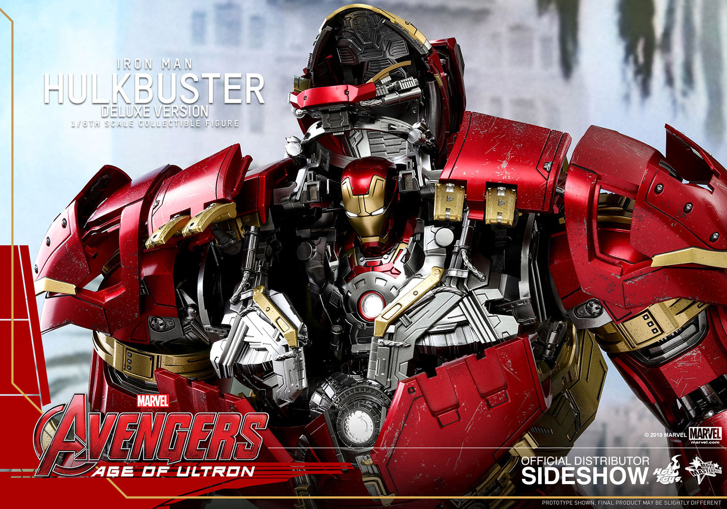 Hulkbuster Deluxe Version Sixth Scale Figure by Hot Toys (Display Model)