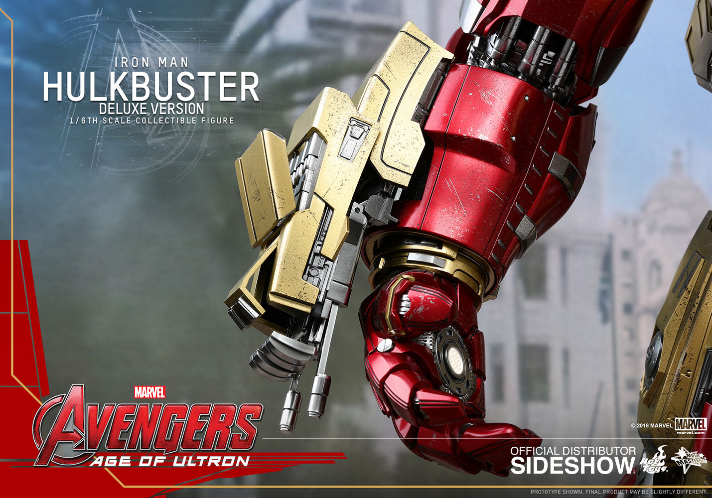 Hulkbuster Deluxe Version Sixth Scale Figure by Hot Toys (Display Model)