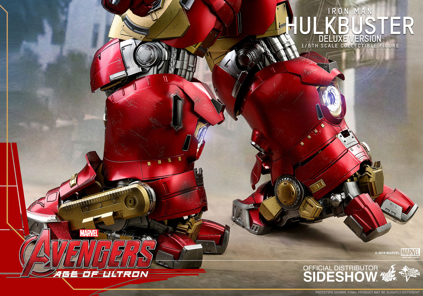 Hulkbuster Deluxe Version Sixth Scale Figure by Hot Toys (Display Model)
