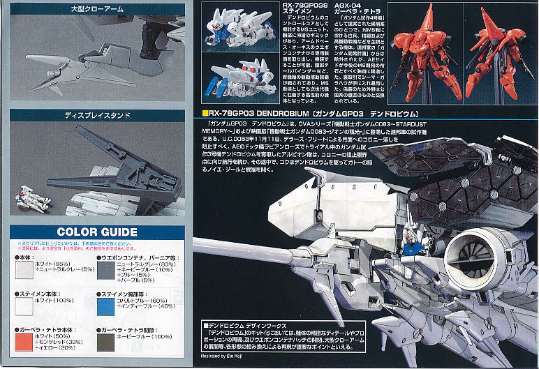 HG Mechanics 1/550 #01 RX-78 GP03 Dendrobium