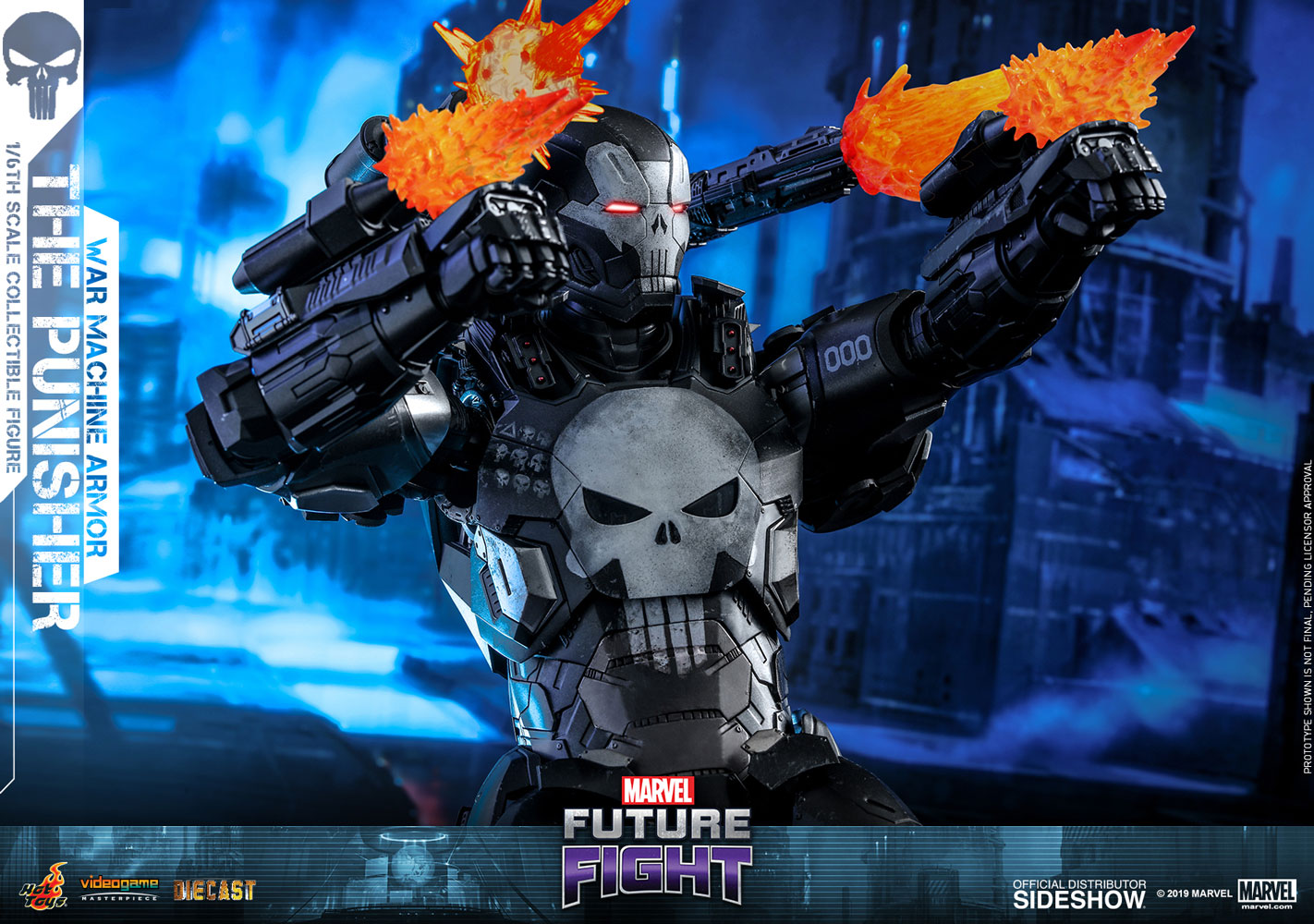 The Punisher War Machine Armor Sixth Scale Figure by Hot Toys