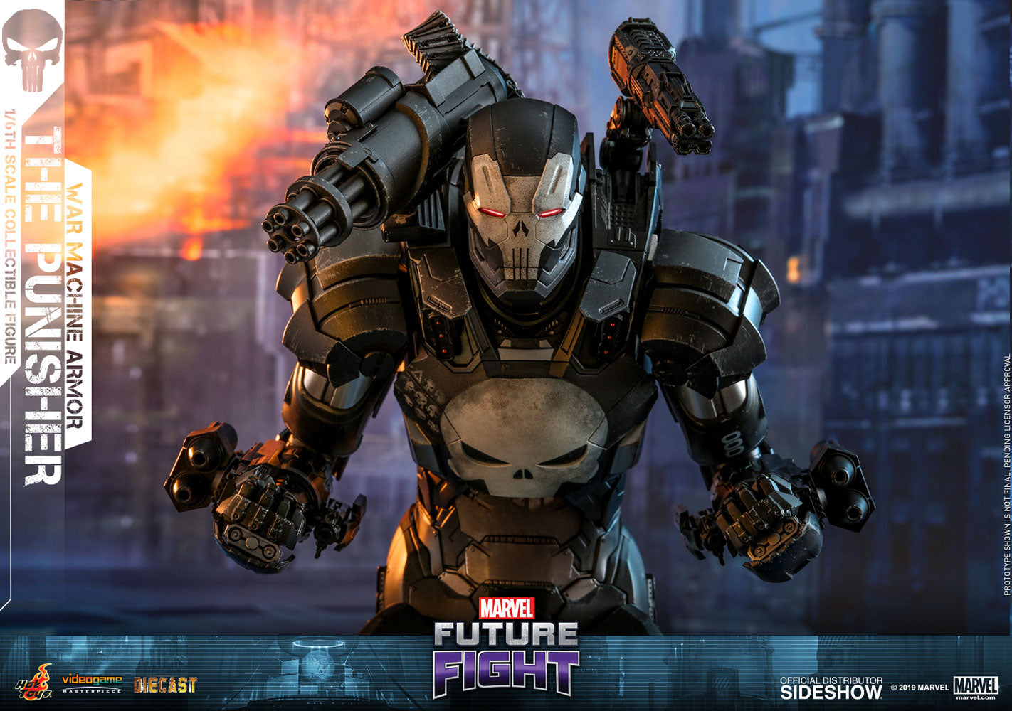 The Punisher War Machine Armor Sixth Scale Figure by Hot Toys