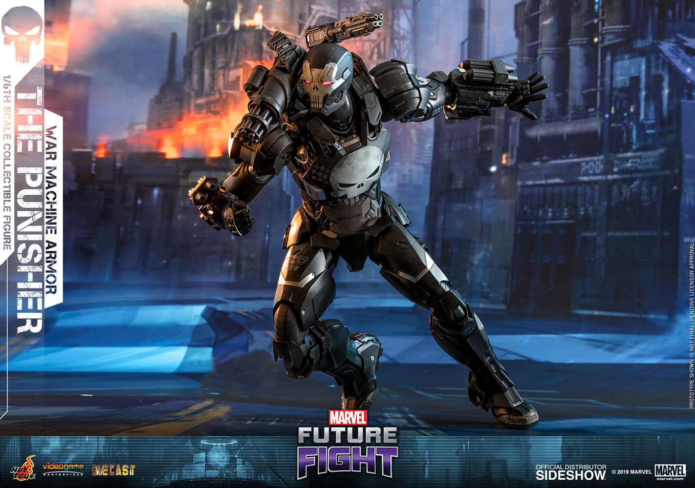 The Punisher War Machine Armor Sixth Scale Figure by Hot Toys