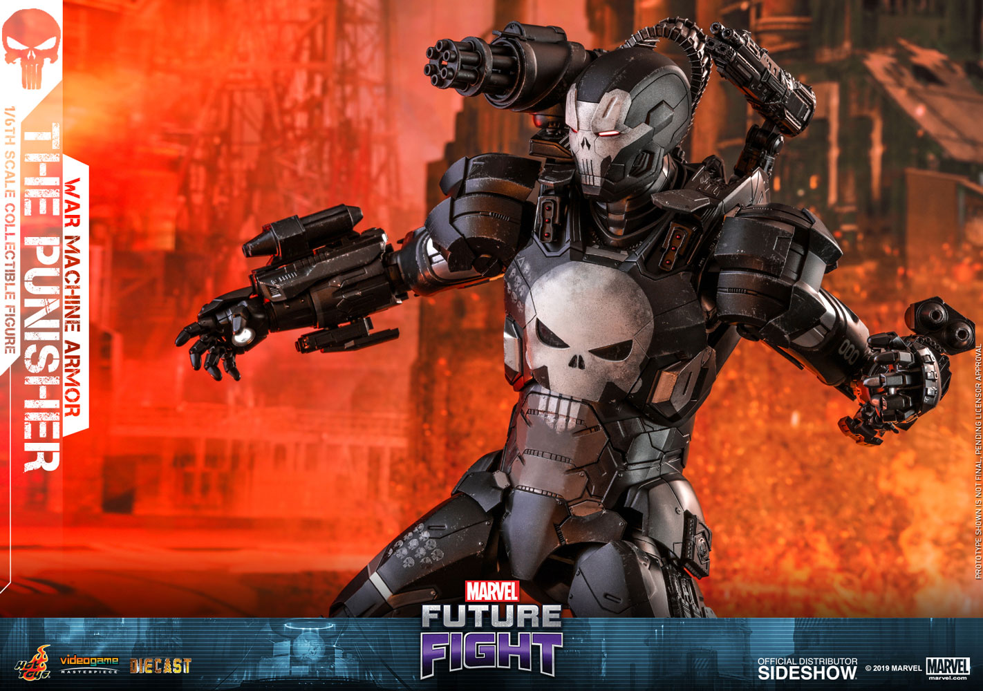 The Punisher War Machine Armor Sixth Scale Figure by Hot Toys