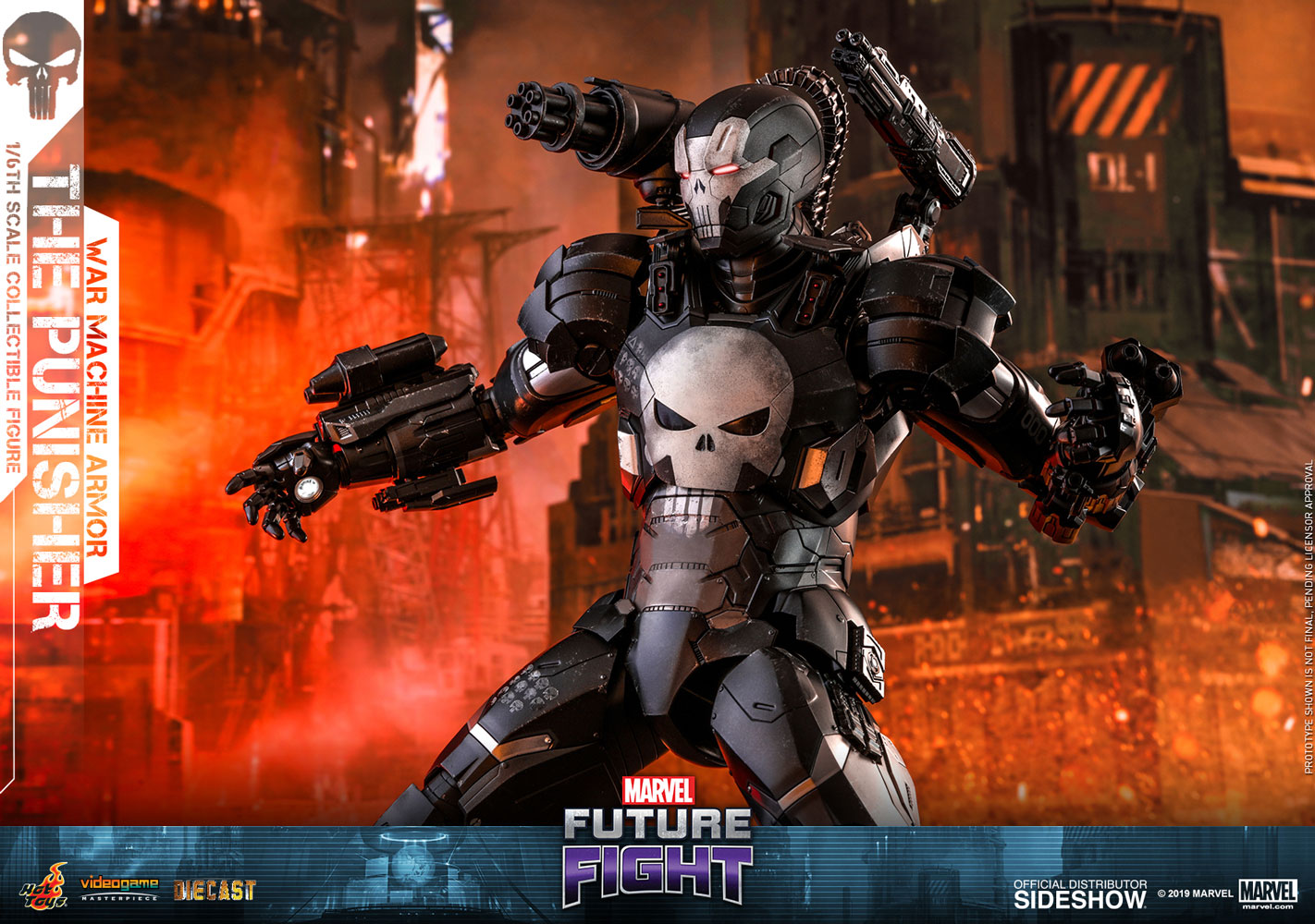 The Punisher War Machine Armor Sixth Scale Figure by Hot Toys