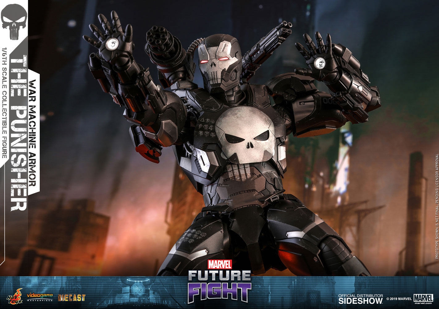 The Punisher War Machine Armor Sixth Scale Figure by Hot Toys