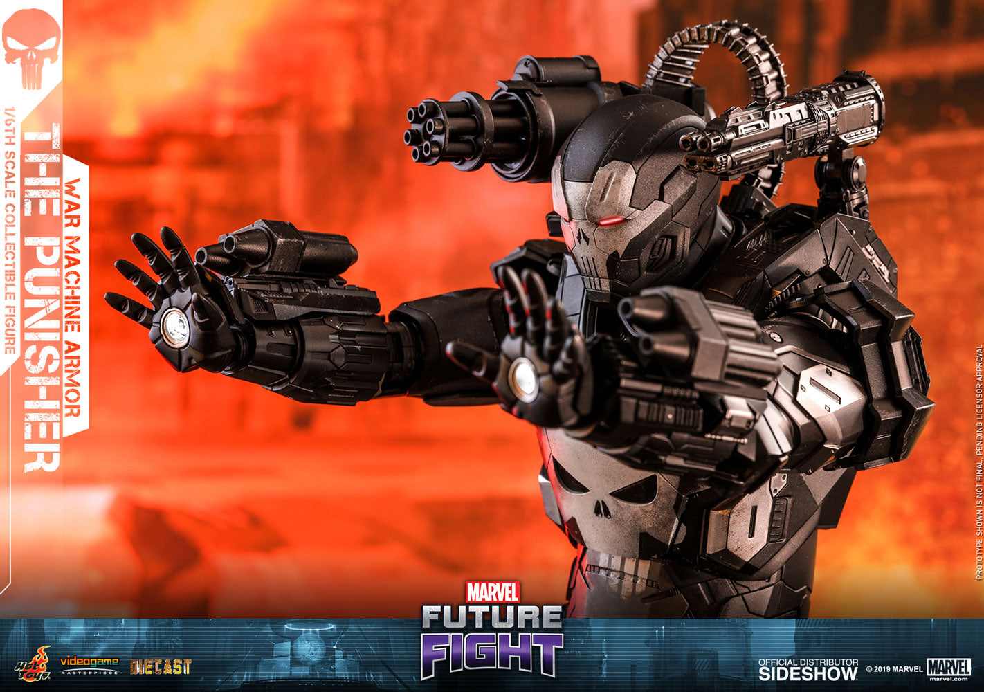 The Punisher War Machine Armor Sixth Scale Figure by Hot Toys
