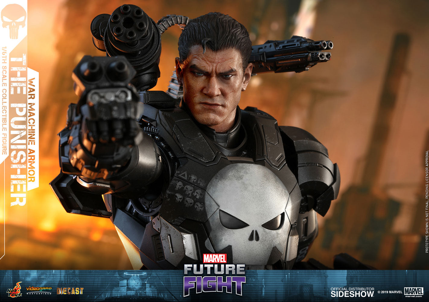 The Punisher War Machine Armor Sixth Scale Figure by Hot Toys