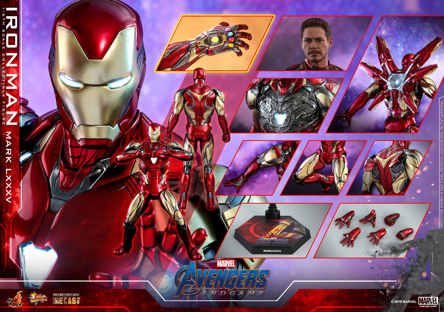 Iron Man Mark LXXXV - Avengers: End Game - Sixth Scale Figure by Hot Toys