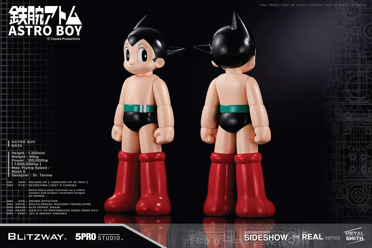 Astro Boy - Atom Statue by Blitzway