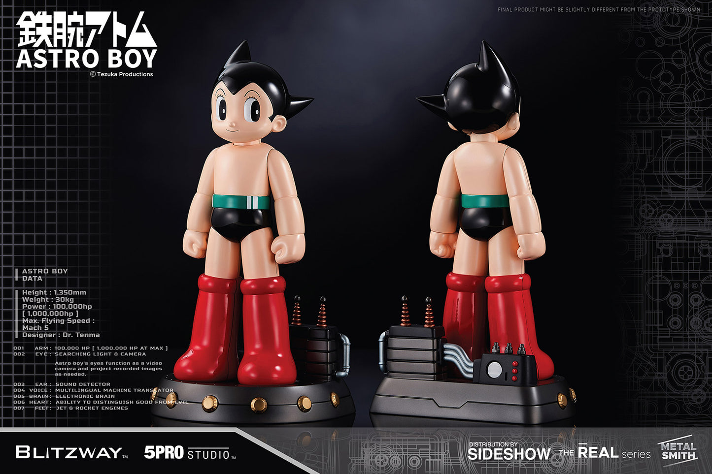 Astro Boy - Atom Statue by Blitzway