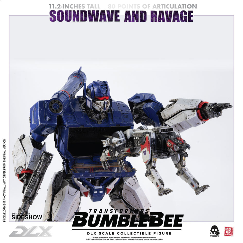 Soundwave & Ravage DLX Scale Collectible Figure - Transformers: Bumble ...