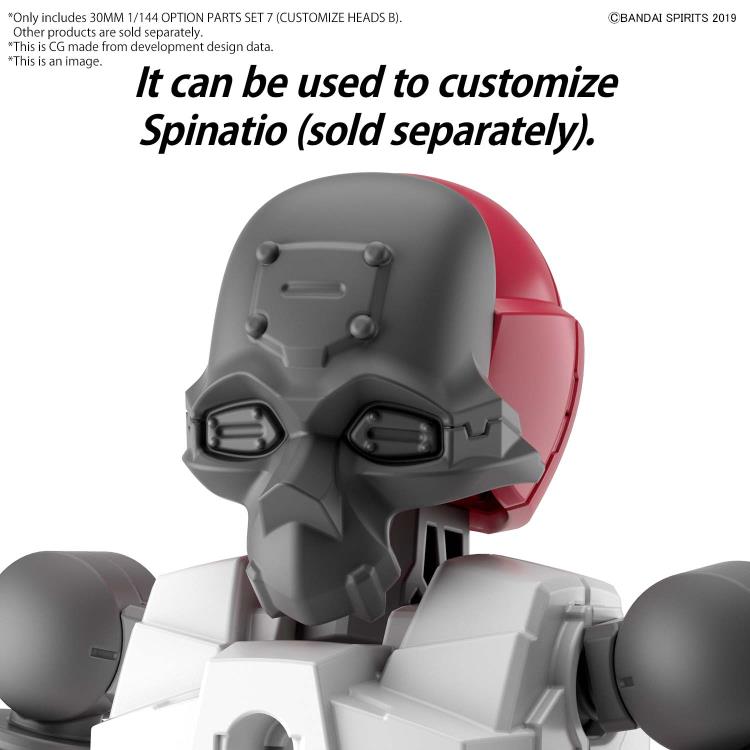 30MM Option Parts Set 7 Customize Heads B
