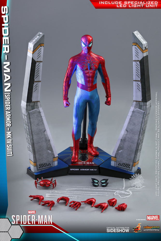 Spider-man (Spider Armor Mk. IV) - Marvel's Spider-man Game - Sixth Scale Figure by Hot Toys