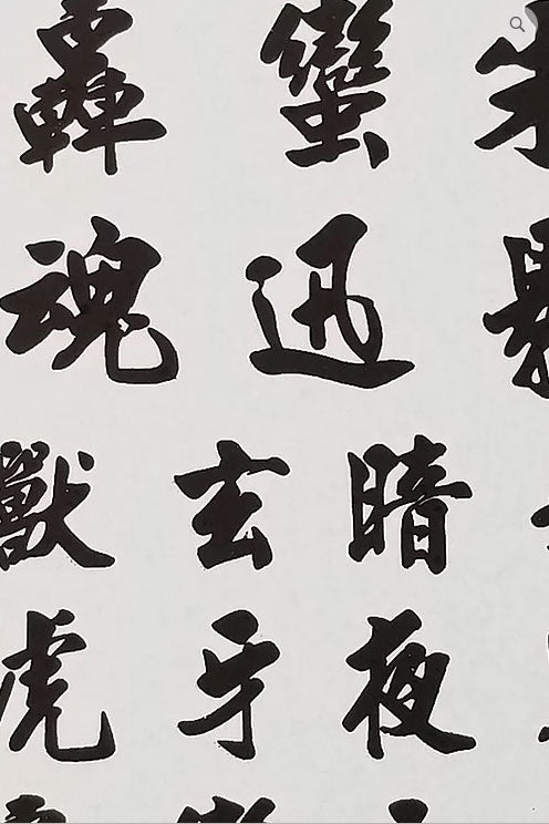 HiRes Water Slide Decal #A16 Kanji Black-2