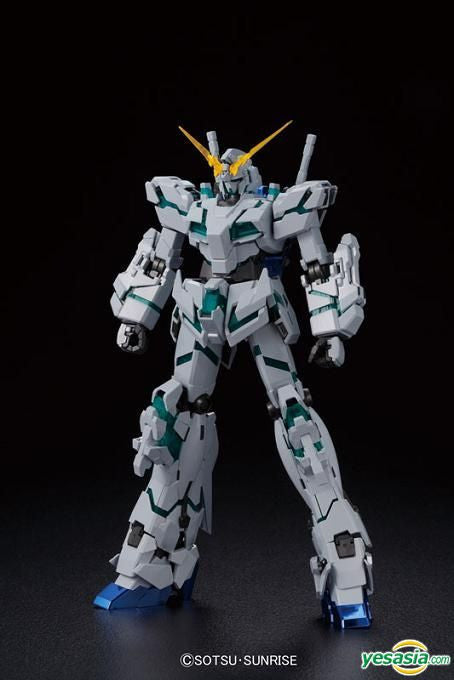 MG 1/100 Unicorn Gundam (Red / Green Twin Frame Edition) Titanium Finish