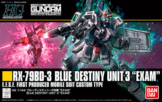 HG 1/144 RX-79BD-3 BLUE DESTINY UNIT 3 "EXAM"