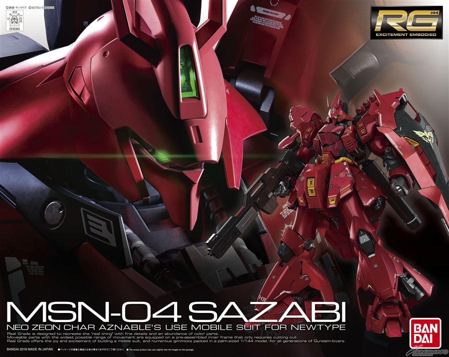 RG 1/144 #29 MSN-04 Sazabi