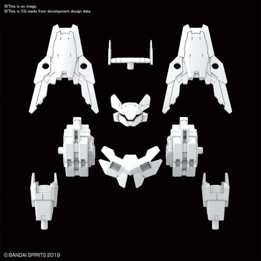 30MM 1/144 OPTION ARMOR FOR COMMANDER [CIELNOVA EXCLUSIVE/ WHITE]