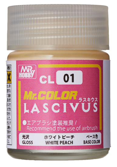 Mr. Color - CL01 LASCIVUS Gloss White Peach