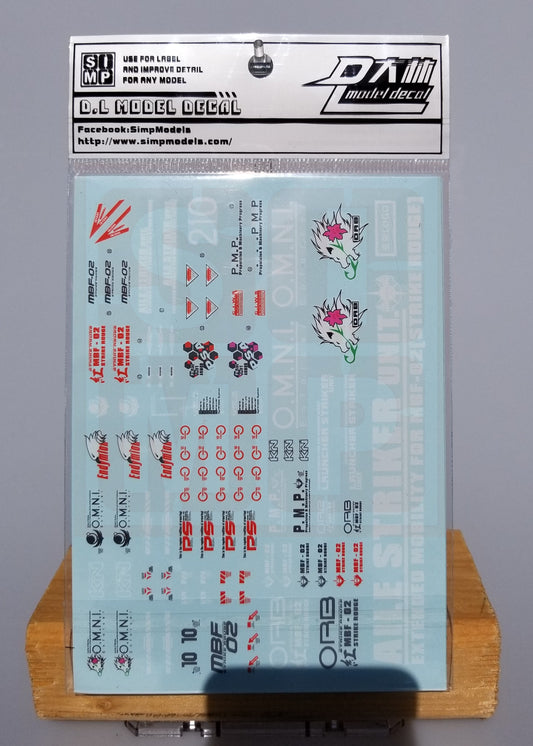 HiRes Water Slide Decal #D06 PG Strike Rouge+Skygrasper