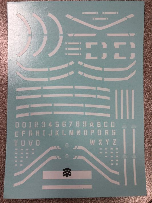 HiRes Water Slide Decal #D11 1/48 Mega Zaku II (Red)