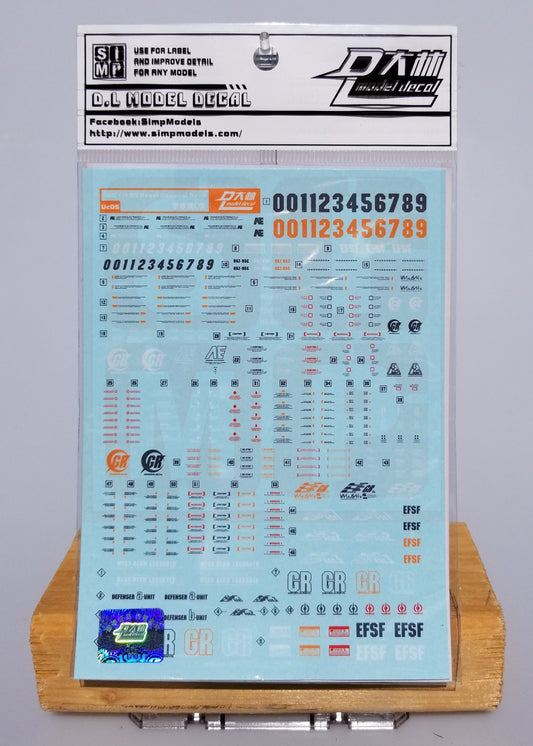 HiRes Water Slide Decal #E05 MG Rezel C