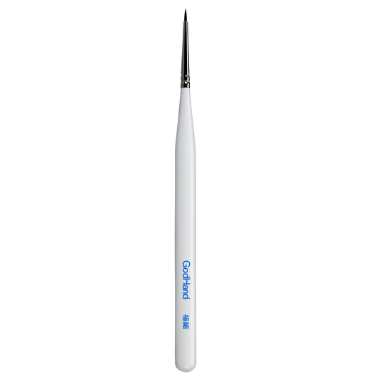 GodHand - Brushwork Softest Hobby Extra Fine Point Paint Brush with Cap