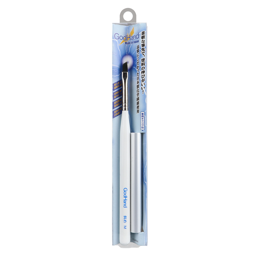 GodHand - Brushwork Softest Hobby Angular Paint Brush Medium with Cap