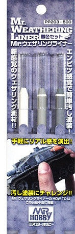 Mr. Weathering Liner (PP203) Snow Set
