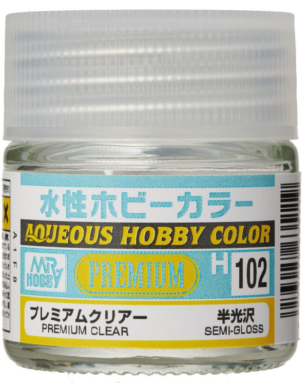 Aqueous Hobby Color - H102 Premium Clear Semi-Gloss