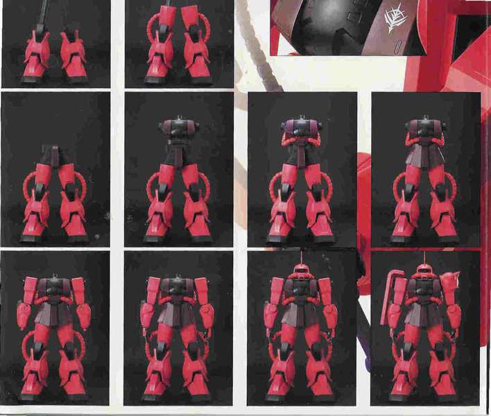 HY2M 1/12 MS-06S Zaku II - A Parts
