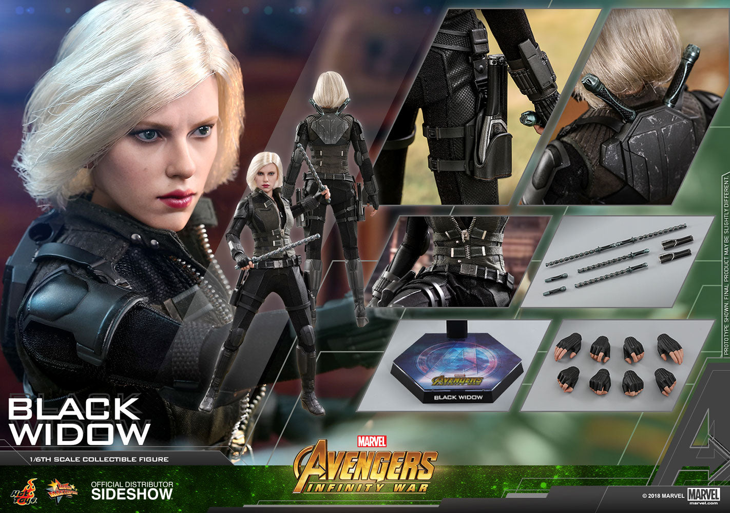 Black Widow - Avengers: Infinity War - Sixth Scale Figure by Hot Toys