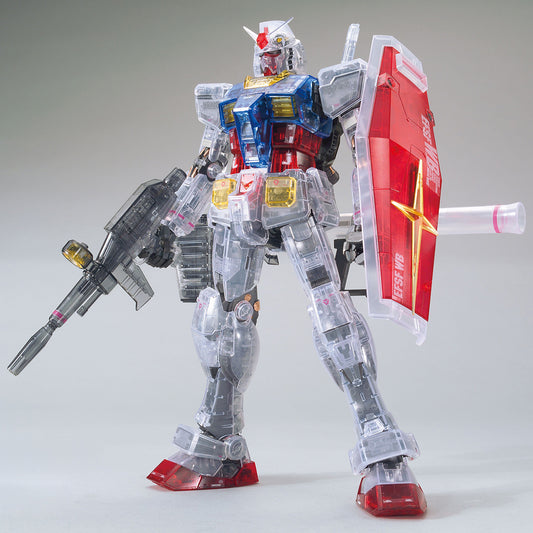 Premium Bandai MG 1/100 THE GUNDAM BASE LIMITED RX-78-2 GUNDAM Ver.3.0 [CLEAR COLOR]