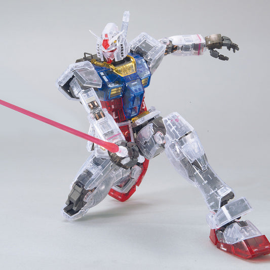 Premium Bandai MG 1/100 THE GUNDAM BASE LIMITED RX-78-2 GUNDAM Ver.3.0 [CLEAR COLOR]